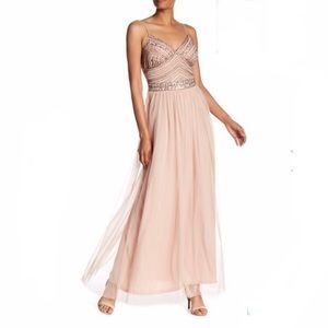MARINA | BLUSH BEADED GOWN